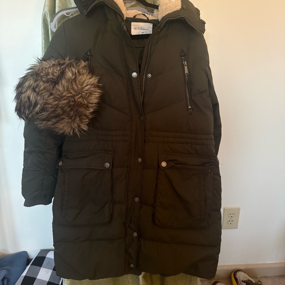 BCBGeneration Black Quilted Jacket Label View